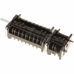 Commutateur four pour four, cuisinière CANDY, HOOVER, ROSIERES 42814632 Appareils compatibles : [FOUR, CUISINIÈRE ROSIERES: ] ...