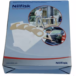 Lot de 4 sacs synthetique buddy ii pour aspirateur NILFISK 81943048 Appareils compatibles : [ASPIRATEUR NILFISK: ] BUDDY II B ...