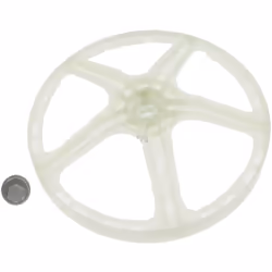 Poulie plastique d'origine pour lave-linge ELECTROLUX, FAURE, IKEA, REX, ZANKER, ZANUSSI 4055314035 Appareils compatibles : [ ...