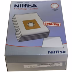 Dust bag 5 pcs gm200 pour aspirateur NILFISK 81846000 Appareils compatibles : BB337100