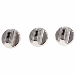 Lot de 3 boutons pour four, cuisinière MOULINEX SS-208147, SS208147 Appareils compatibles : [FOUR, CUISINIÈRE MOULINEX: ] OX1 ...