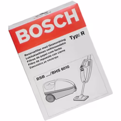 Sachet de sacs papier bbz 1 af 1 type r pour aspirateur BOSCH 00460652 Appareils compatibles : [ASPIRATEUR BOSCH: ] BSB1200,  ...