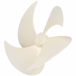 Hélice ventilateur condenseur diam 145mm d'origine pour Réfrigérateur, congélateur BEKO, ESSENTIEL B, ESSENTIEL, GRUNDIG 4858 ...