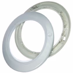 Cadre extérieur + intérieur de hublot d'origine pour lave-linge INDESIT C00058449 Appareils compatibles : [MACHINE À LAVER, L ...