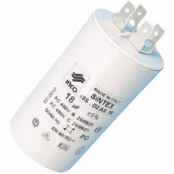 Condensateur 18 mF compatible pour lave-linge BRANDT, FAURE, INDESIT, ARISTON HOTPOINT, BAUKNECHT, IGNIS 481912118285 Apparei ...