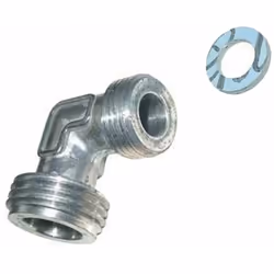 Coude Alim Gaz + Joint pour plaque de cuisson BRANDT, DE DIETRICH 75X0533 Appareils compatibles : [FOUR, CUISINIÈRE BRANDT: ] ...