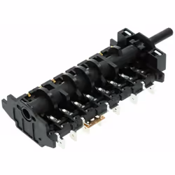 Commutateur 9p d'origine pour four, cuisinière SMEG 811730204 Appareils compatibles : [FOUR, CUISINIÈRE SMEG: ] EH380BIS, F52 ...