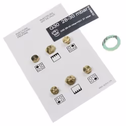 Sachet Injecteurs gicleurs gaz butane/propane 8 mm Four cuisinière 4431910026 BEKO