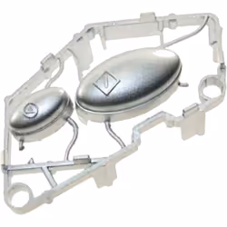 Bouton de commande pour four micro-ondes WHIRLPOOL 481241258973Appareils compatibles :FOUR MICRO-ONDES WHIRLPOOL:AT305/ALU, A ...