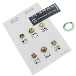 Sachet injecteurs gaz butane/propane (4431910048) Four, cuisinière 300115 BEKO, LISTO