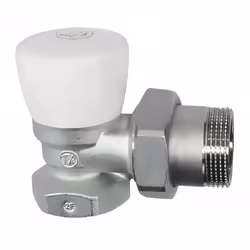 Robinet radiateur équerre à visser tube fer simple réglage 33x42 (1"1/4) GIACOMINI référence R5X036 Robinet radiateur équerre ...