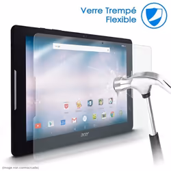 Protection décran - Acer - Iconia Tab A210 - Verre Nano Flexible - Dureté 9H - Ultra fin 02mm