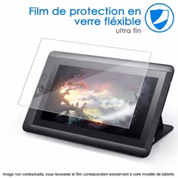 Film de Protection Écran - XP-Pen - Artist 12 Pro - Verre Flexible - Incassable - Pliable 180°