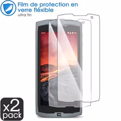 Film de Protection - Crosscall - CORE-M4 - Pack x2 - Verre Flexible - Incassable