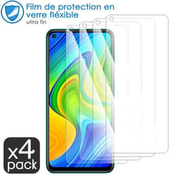 Film de Protection - Xiaomi - Mi 10T 5G - Pack x4 - Incassable - Fibre de verre - Flexible
