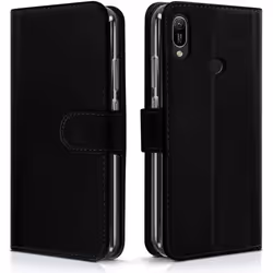 Étui de Protection - Huawei - P30 Lite (2019) - Simili-cuir - Noir - Semi-rigide