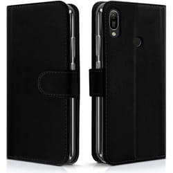 Étui de Protection - Huawei - P30 Lite (2019) - Simili-cuir - Noir - Semi-rigide