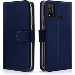 Étui de Protection - Huawei - Honor 9X Lite - Simili-cuir - Bleu Foncé - Rabat