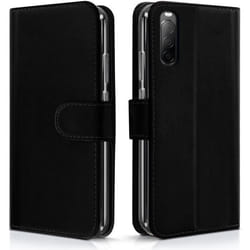 Étui de Protection - Sony - Xperia 10 II - Simili-cuir - Noir - Rabat