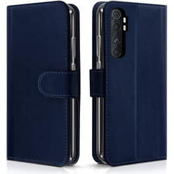 Étui de Protection Portefeuille - Xiaomi - MI Note 10 Lite - Simili-cuir - Bleu Foncé - Rabat