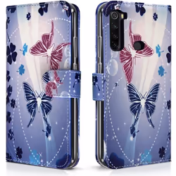 Étui de Protection Portefeuille - Xiaomi - HF06 - Simili-cuir - Compatible Xiaomi Redmi Note 8T - Bleu