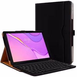 Clavier AZERTY - Huawei - MatePad T 10s - Étui de Protection Noir - Filaire - 10.1 pouces