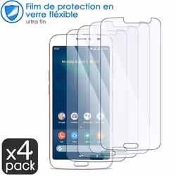 Film de Protection - Doro - 8062 - Verre Flexible - Pack x4 - Incassable et Résistant aux Rayures