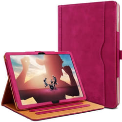 Étui Housse de Protection - Huawei - Mediapad M5 Lite 101 - Rose Fuschia - Synthétique - Mixte