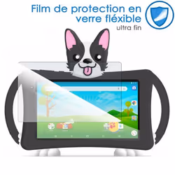 Protection décran - Logicom - Logikids 6 - Verre flexible - Incassable - 101 pouces
