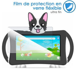 Protection décran - Logicom - Logikids 6 - Verre flexible - Incassable - 101 pouces