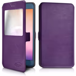 Etui de Protection - Logicom - S-View Universel S - Violet - Compatible jusquà 140 x 65 cm - Souple
