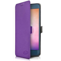 Etui de Protection Universel - Essentielb - Heyou 5 - Violet - Semi-rigide - Rabat latéral