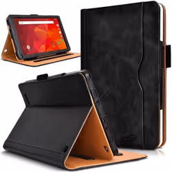 Etui de Protection - Logicom - La Tab 105 - Noir - Éco-cuir - Support Pliable