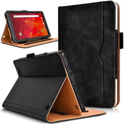Etui de Protection - Logicom - La Tab 105 - Noir - Éco-cuir - Support Pliable