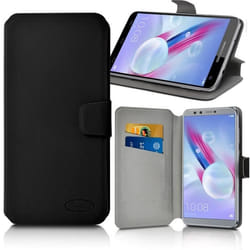Etui de Protection - Orange - Doro 8042 - Universel - Porte-Cartes - Noir