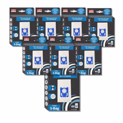 Lot de 8 boîtes de 4 sacs TYPE S-BAG Aspirateur 9001684589 ELECTROLUX TORNADO AEG ESSENTIEL B VOLTA
