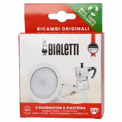 Kit joints + filtre 3 tasses BIALETTI pour cafetière, machine à café F0800003 Appareils compatibles : BB4405406