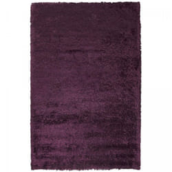 Unamourdetapis - Tapis shaggy 60x110 violet fait main rectangle motif uni malaidory