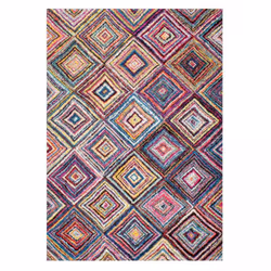 Un Amour De Tapis est une PME française, son entrepôt est en Essonne. tapis entrée 60x110 tissé multicolore rectangle motif g ...