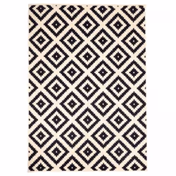 Description générale Tapis entrée 60x110 tissé crème rectangle motif scandinave AF1 ROMA, idéal pour embellir votre intérieur ...