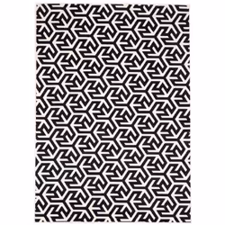 Un Amour De Tapis est une PME française, son entrepôt est en Essonne. tapis chambre 60x110 tissé noir rectangle motif géométr ...