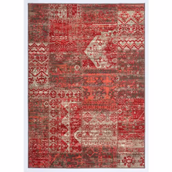 Un Amour De Tapis est une PME française, son entrepôt est en Essonne. tapis salon 140x200 tissé rouge rectangle motif ethniqu ...