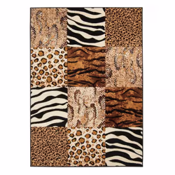 Un Amour De Tapis est une PME française, son entrepôt est en Essonne. tapis salon 120x170 tissé beige rectangle motif animaux ...