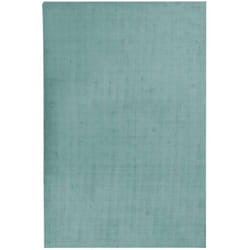 Unamourdetapis - Tapis chambre Ø100cm vert rond fait main motif uni neo uni