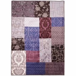 Un Amour De Tapis est une PME française, son entrepôt est en Essonne. tapis chambre 57x110 tissé violet rectangle ISPARTA PAT ...