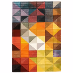 Un Amour De Tapis est une PME française, son entrepôt est en Essonne. tapis salon 120x170 tissé noir et rouge rectangle motif ...