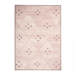 Unamourdetapis - Tapis salon et chambre 60x110 ivoire rectangle tissé motif berbère AF1 feza