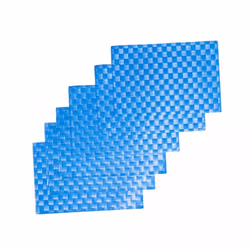 Un Amour De Tapis est une PME française, son entrepôt est en Essonne. Set de table LOT 6 SO 33x48 bleu Jadorel par Un Amour d ...