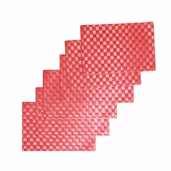 Un Amour De Tapis est une PME française, son entrepôt est en Essonne. Set de table tissé motif uni LOT 6 SO 33x48 rose Jadore ...