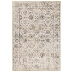 Tapis chambre 80x150 tissé crème rectangle motif géométrique VIRI